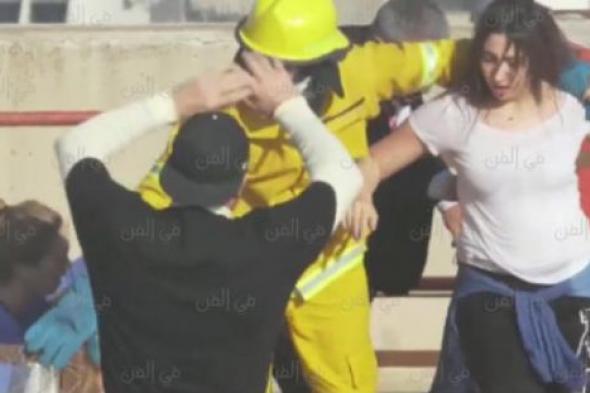 بوسي تنشر صورا للمرة الأولى من كواليس "رامز بيلعب بالنار".. بماذا أصيبت؟
