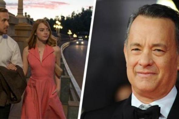 توم هانكس يفاجئ الجميع ويشيد بـ فيلم "La La Land"