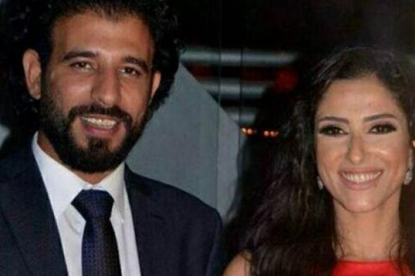 الصورة الأولى لحنان مطاوع بفستان زفافها