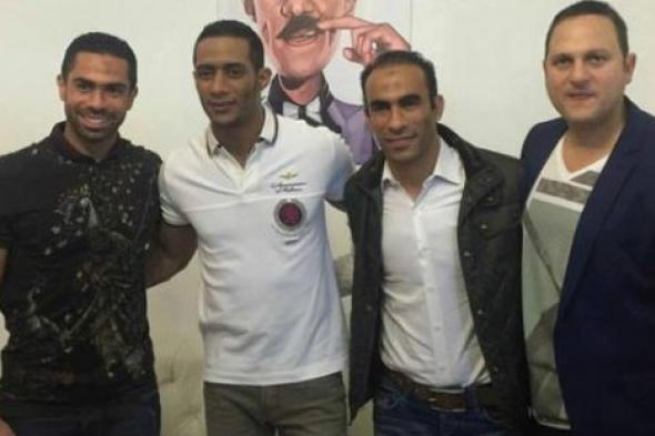 بالصور- أحمد فتحي وسيد عبد الحفيظ مع محمد رمضان في مسرحيته