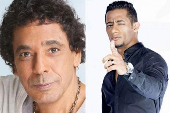 شاهد محمد رمضان ينشر صورته مع  منير ويعلق "يجعله عامر"