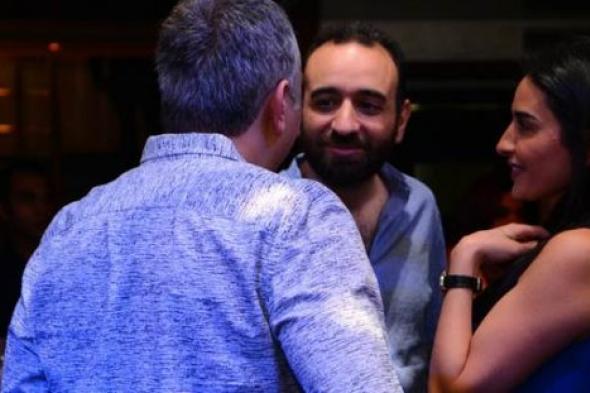 بالصور-  أبطال "الشيخ جاكسون" يحتفلون بالفيلم بحضور عمرو دياب