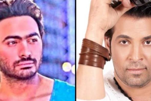 شاهد سعد الصغير ينشر صورة من شبابة تضامناً مع تامر حسني ويعلق "الفقر يصنع رجال"