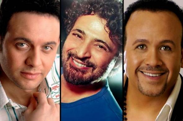 خاص- تعرف على سر لقاء حميد الشاعري ومصطفى قمر وهشام عباس