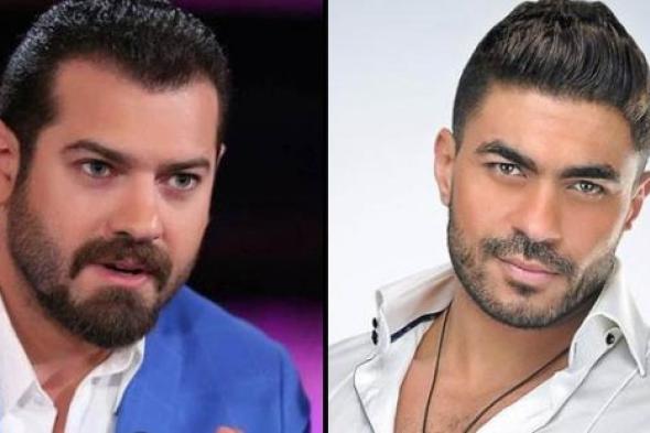 صورة- خالد سليم يحذر من حساب عمرو يوسف المزيف