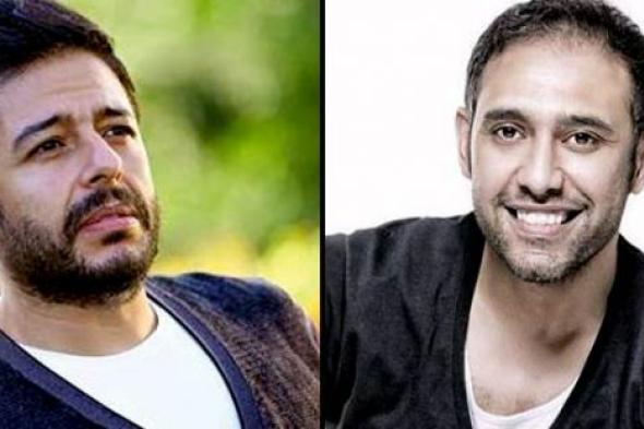 صورة- محمد حماقي يلتقي بـ عمرو مصطفى لهذا السبب