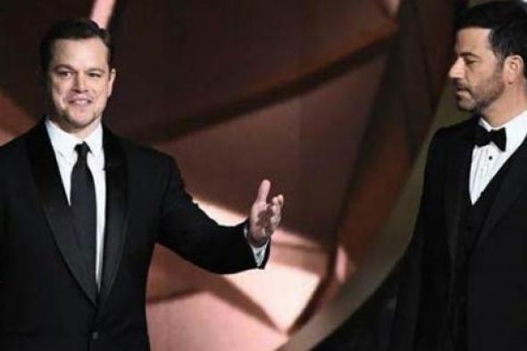جيمي كيمل: سأسعى بكل الطرق لإبعاد مات ديمون عن خشبة المسرح في حفل الأوسكار!