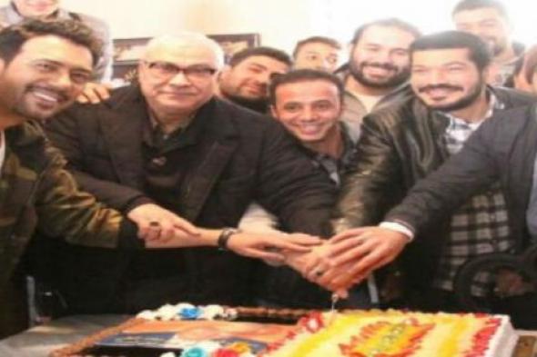 أسرة مسلسل "الدولي" تحتفل ببدء التصوير