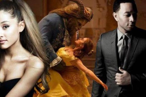 شاهد- أغنية فيلم Beauty and The Beast بصوت جون ليجيند وأريانا جراندي