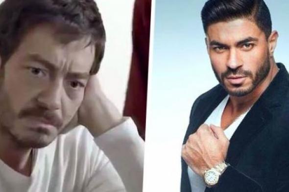 أحمد زاهر يواسي خالد سليم بعد وفاة والده