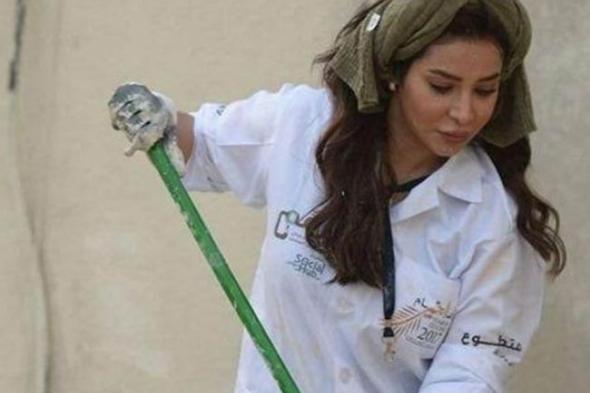 بالفيديو والصور- لجين عمران تشارك في مبادرة "رمم" وتطلي البنايات