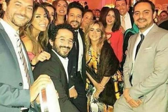 بالصور- الظهور الأول لحماقي وزوجته بعد إعلان حملها برفقة أحمد حلمي ومنى زكي
