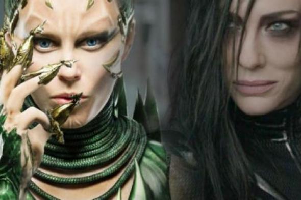 بالصور- بسبب Thor: Ragnarok.. إليزابيث بانكس تمازح كيت بلانشيت: سرقتي إطلالتي