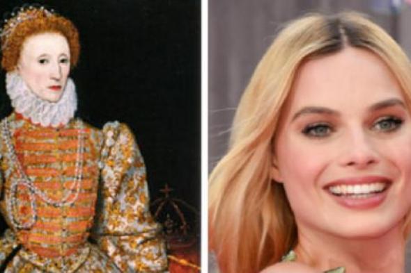 مارجو روبي تجسد  " الملكة إليزابيث الأولى" في Mary Queen of Scots