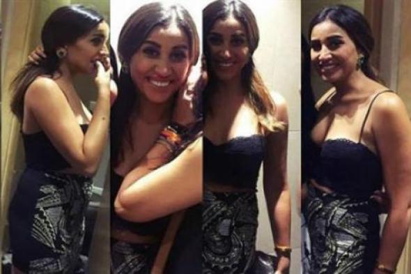 صورة- دينا الشربيني ترد على شائعات حملها بهذه الصورة