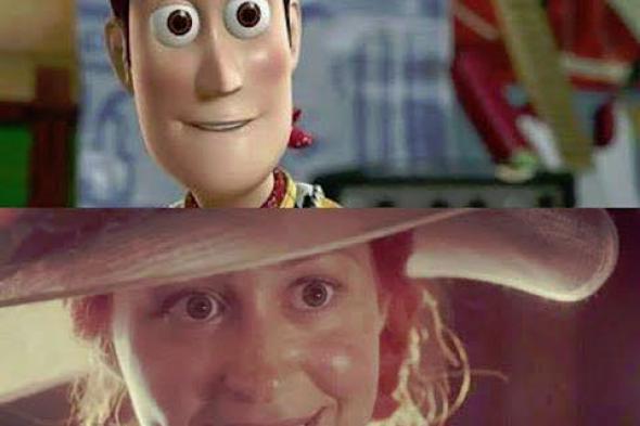 صورة- تشبيه إطلالة منة شلبي في "واحة الغروب" بهذه الشخصية الكرتونية