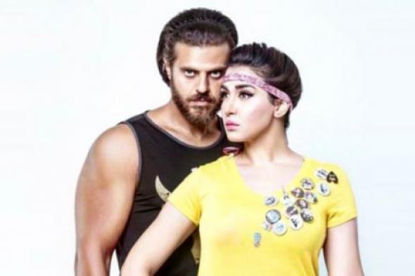 بالصور- ملاكمة بين طارق صبري  وجيهان خليل في جلسة تصوير جديدة