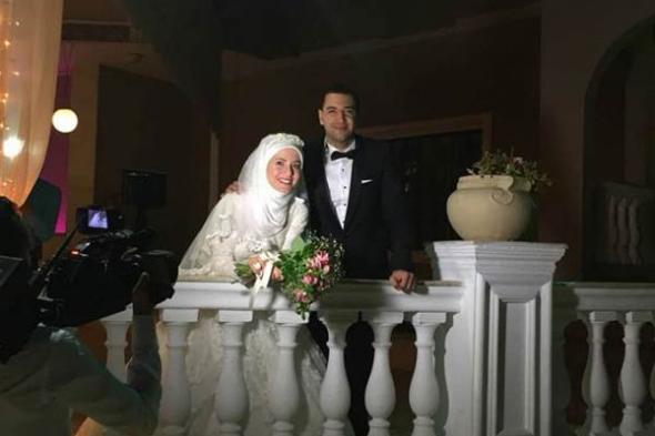 بالصور- زواج الداعية معز مسعود من المرشدة السياحية بسنت نور الدين