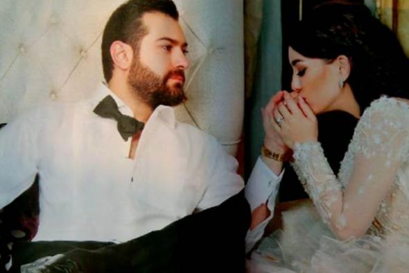 صورة- كندة علوش تهنئ عمرو يوسف بمناسبة عيد ميلاده بقُبلة