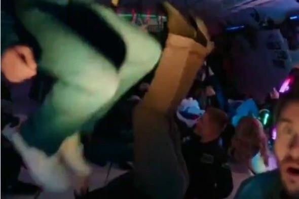فيديو مذهل.. أول حفل راقص في إنعدام الجاذبية
