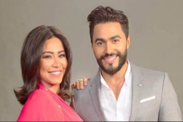 بالفيديو.. هكذا فاجأ تامر حسني شيرين عبد الوهاب في السويد!