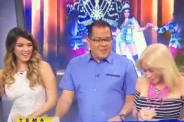 بالفيديو: موقف محرج.. مذيعة يسقط سنّها على الهواء!
