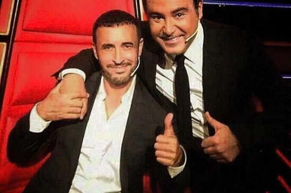 بالصورة: كيف هنأ عاصي الحلاني كاظم الساهر على خطوبته؟