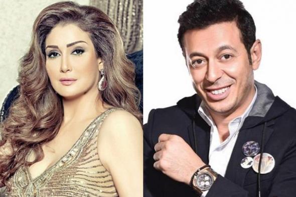 غزلٌ بين مصطفى شعبان وغادة عبد الرازق.. هكذا ظهرت الأخيرة بدون مكياج!