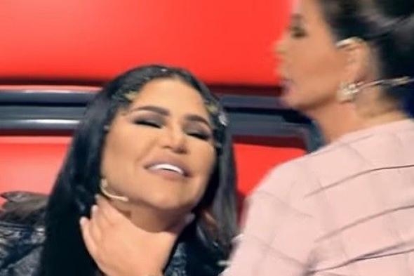 بالفيديو: إليسا تخنق أحلام في "ذا فويس".. والأخيرة تعتذر