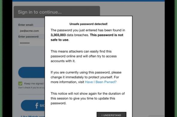 PassProtect إضافة مجانية لمتصفح كروم للتنبيه عن اختراق كلمات المرور