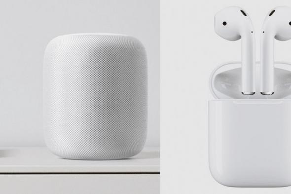 آبل تعمل على إصدار جديد من سماعاتها اللاسلكية AirPods وجهاز HomePod