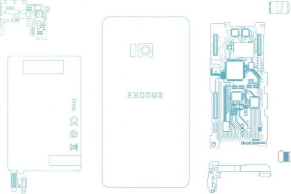 إتش تي سي تطور هاتف Exodus الداعم لتقنية البلوك تشين