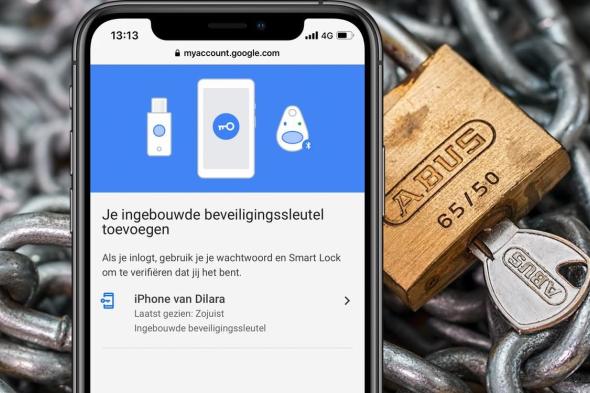 جوجل تحول آيفون إلى مفتاح أمان للمصادقة الثنائية