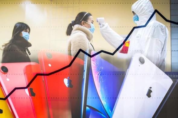 فيروس كورونا يعيق خطط آبل لزيادة إنتاج آيفون في النصف الأول من 2020