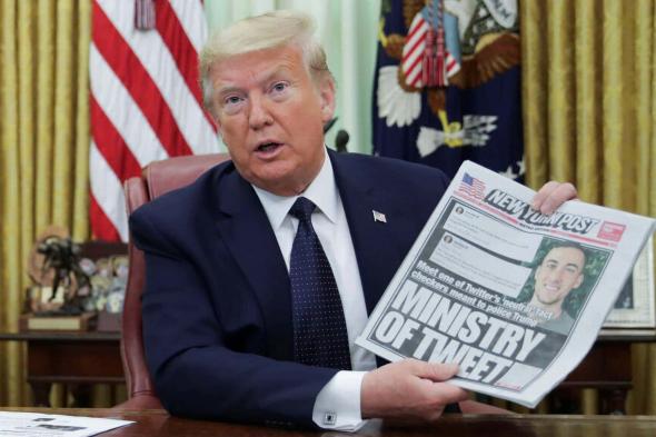 ترامب يورط لجنة الاتصالات الفيدرالية في حربه مع تويتر