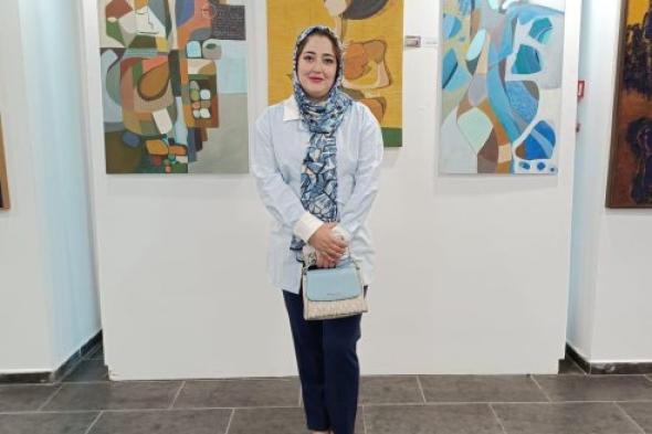 الفنانة لمياء شرود تتألَّق في معرض جماعي بالمكتبة الوسائطية لمسجد الحسن الثاني بالدار البيضاء